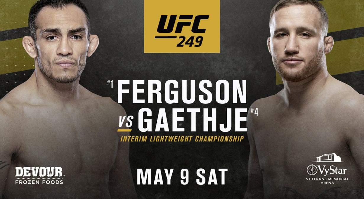 UFC 249: Фергюсон - Гэйтжи дата проведения, кард, участники и результаты