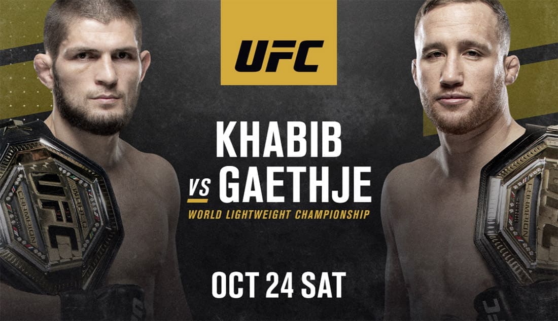 UFC 254: Хабиб - Гэйтжи дата проведения, кард, участники и результаты