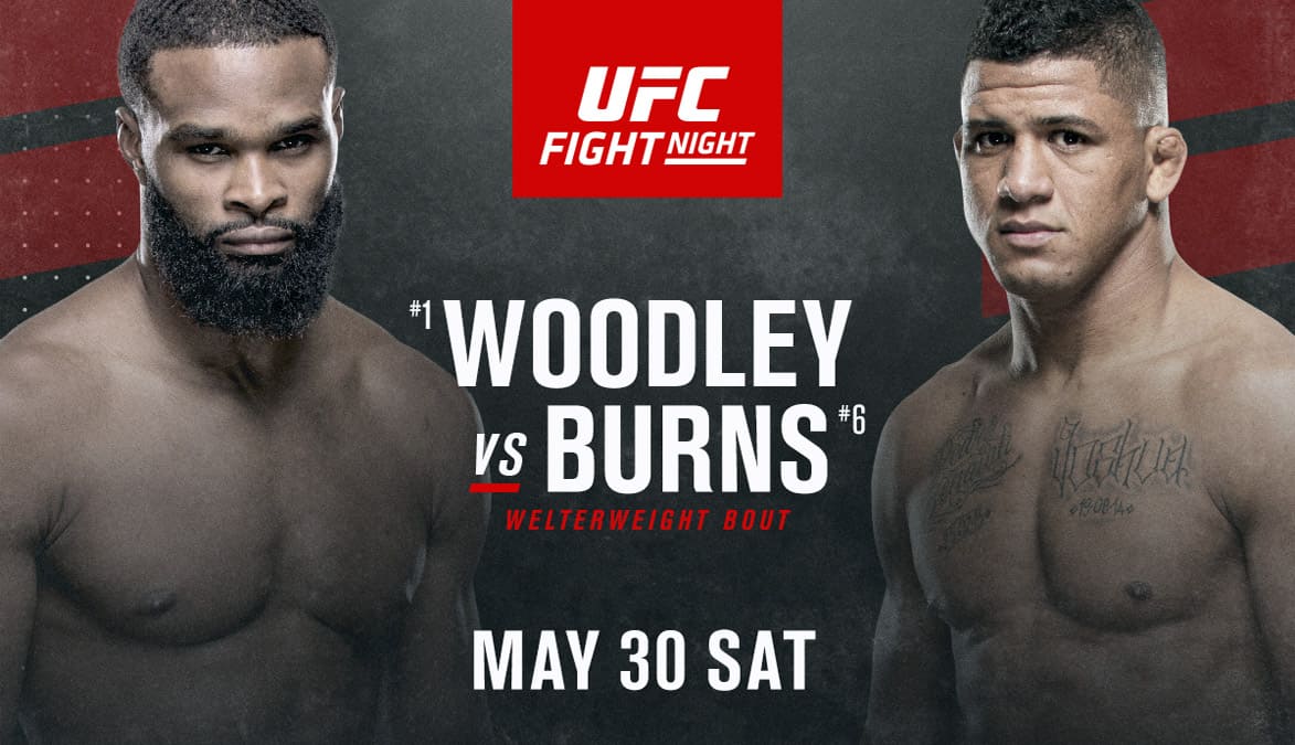 UFC on ESPN 9: Вудли - Бернс дата проведения, кард, участники и результаты
