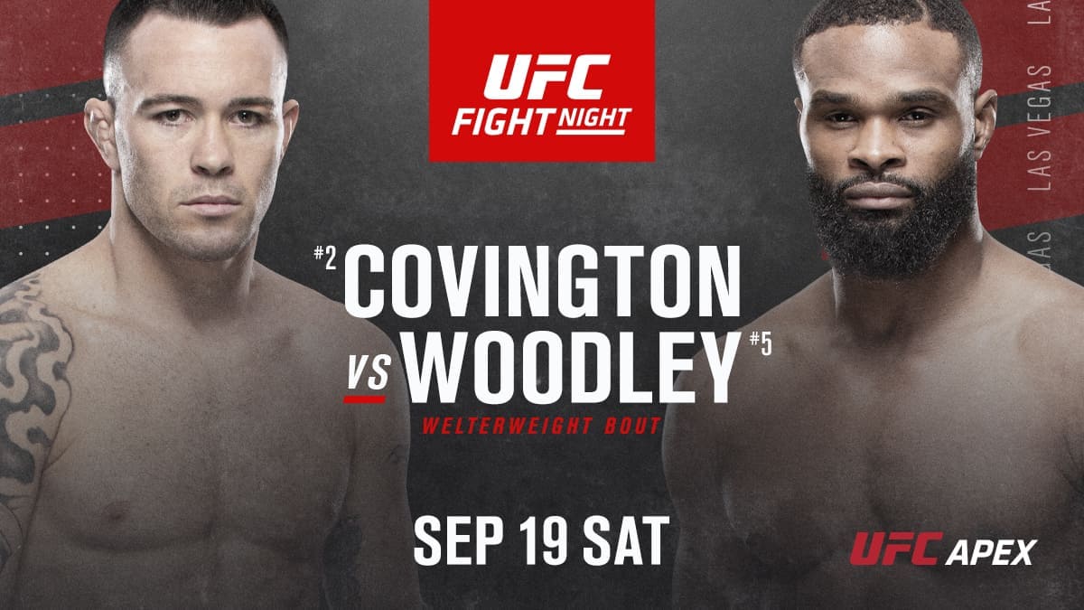 UFC Fight Night 178: Ковингтон - Вудли дата проведения, кард, участники и результаты