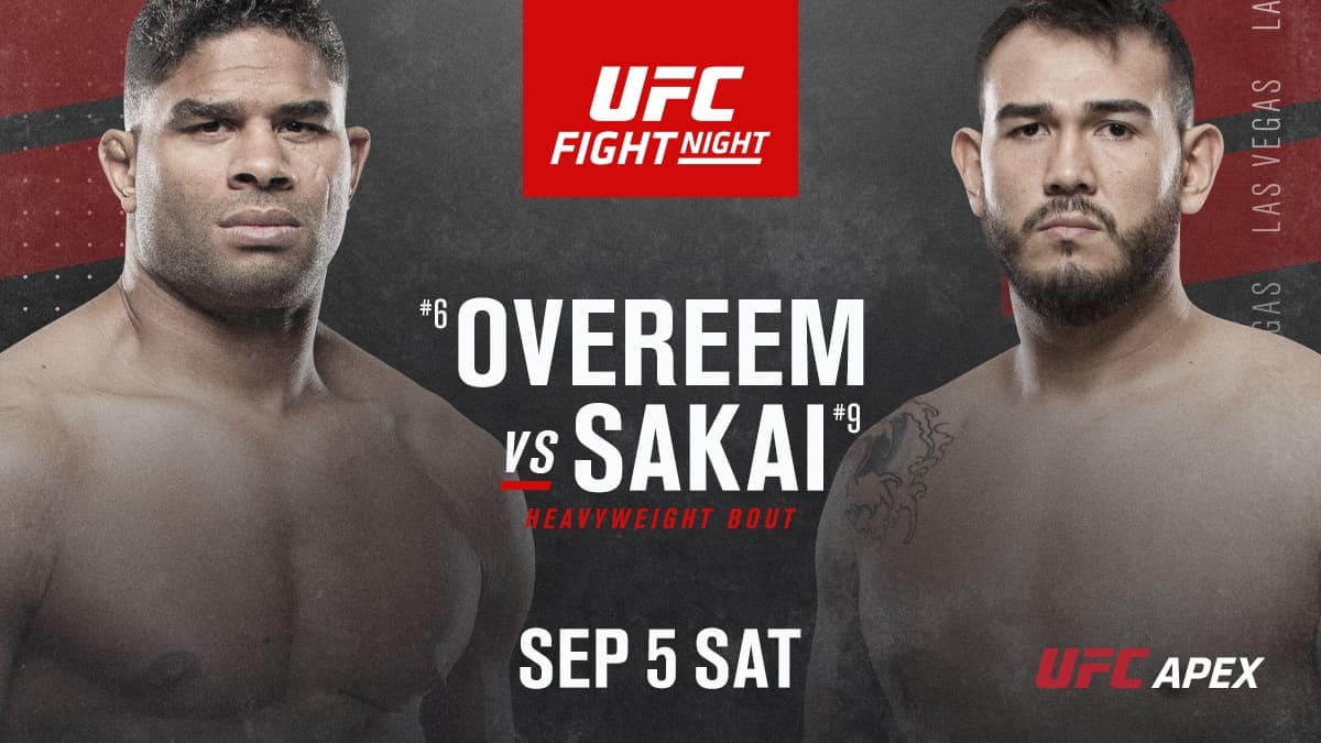 UFC Fight Night 176: Оверим - Сакаи дата проведения, кард, участники и результаты