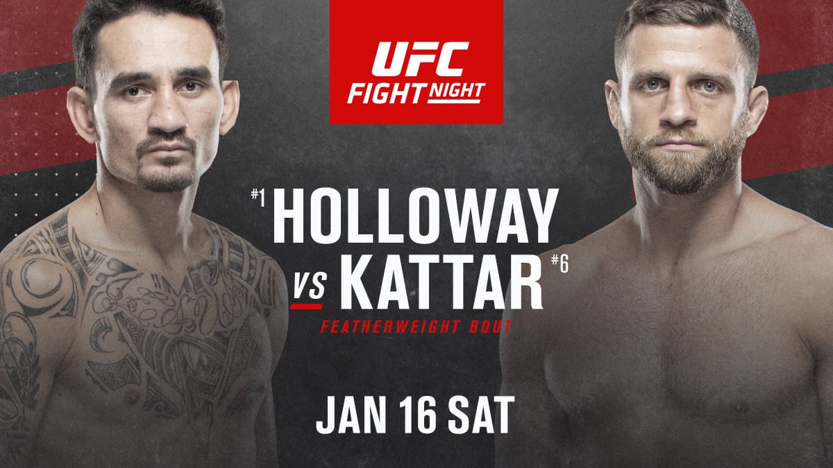 UFC on ABC 1: Холловэй - Каттар дата проведения, кард, участники и результаты