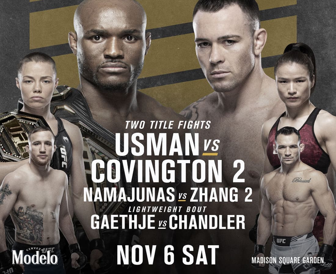 UFC 268: Усман - Ковингтон 2 дата проведения, кард, участники и результаты