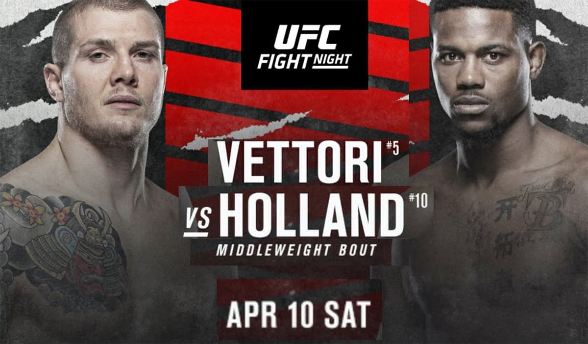 UFC on ABC 2: Веттори - Холланд дата проведения, кард, участники и результаты