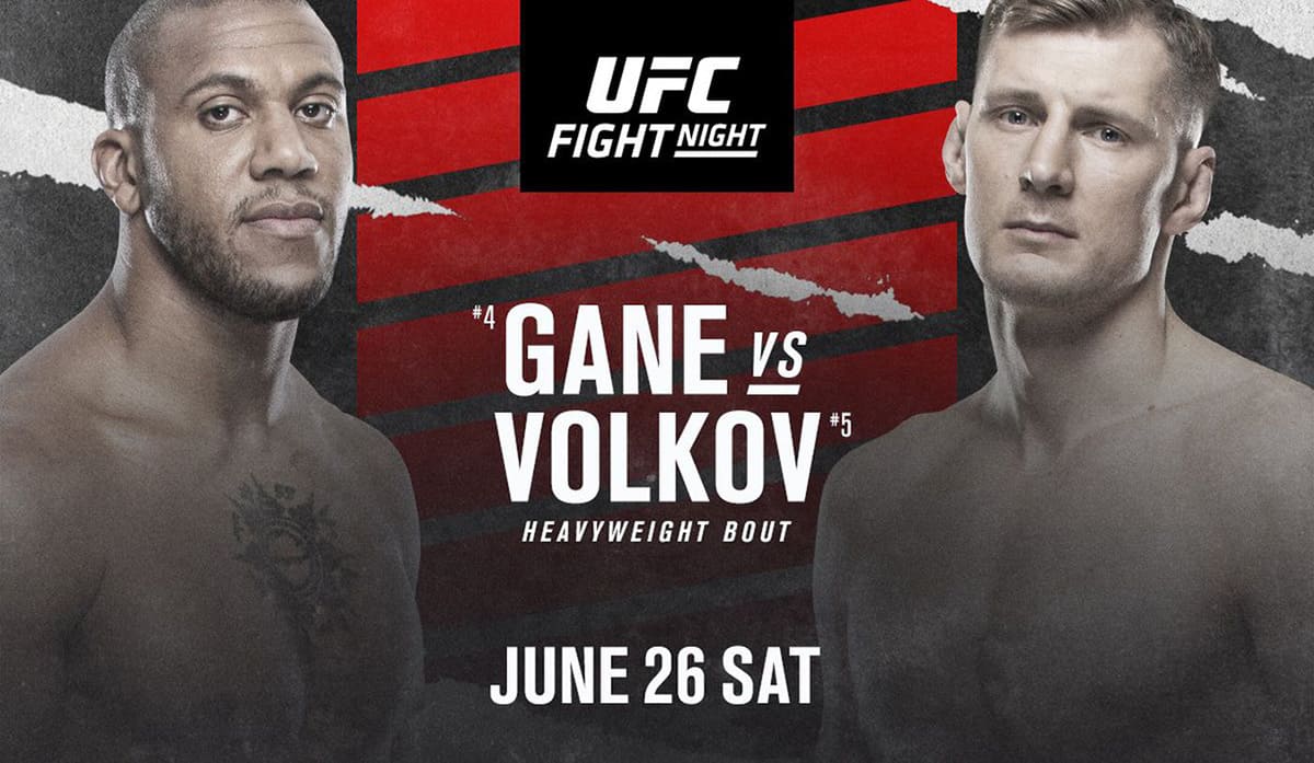 UFC Fight Night 190: Ган - Волков дата проведения, кард, участники и результаты