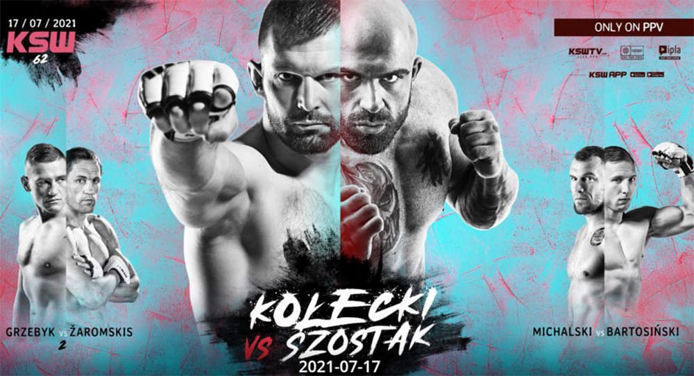 KSW 62: Колецки - Жостак дата проведения, кард, участники и результаты