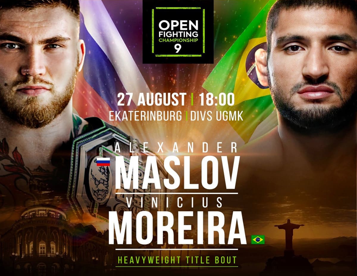Open FC 9: Маслов - Морейра дата проведения, кард, участники и результаты