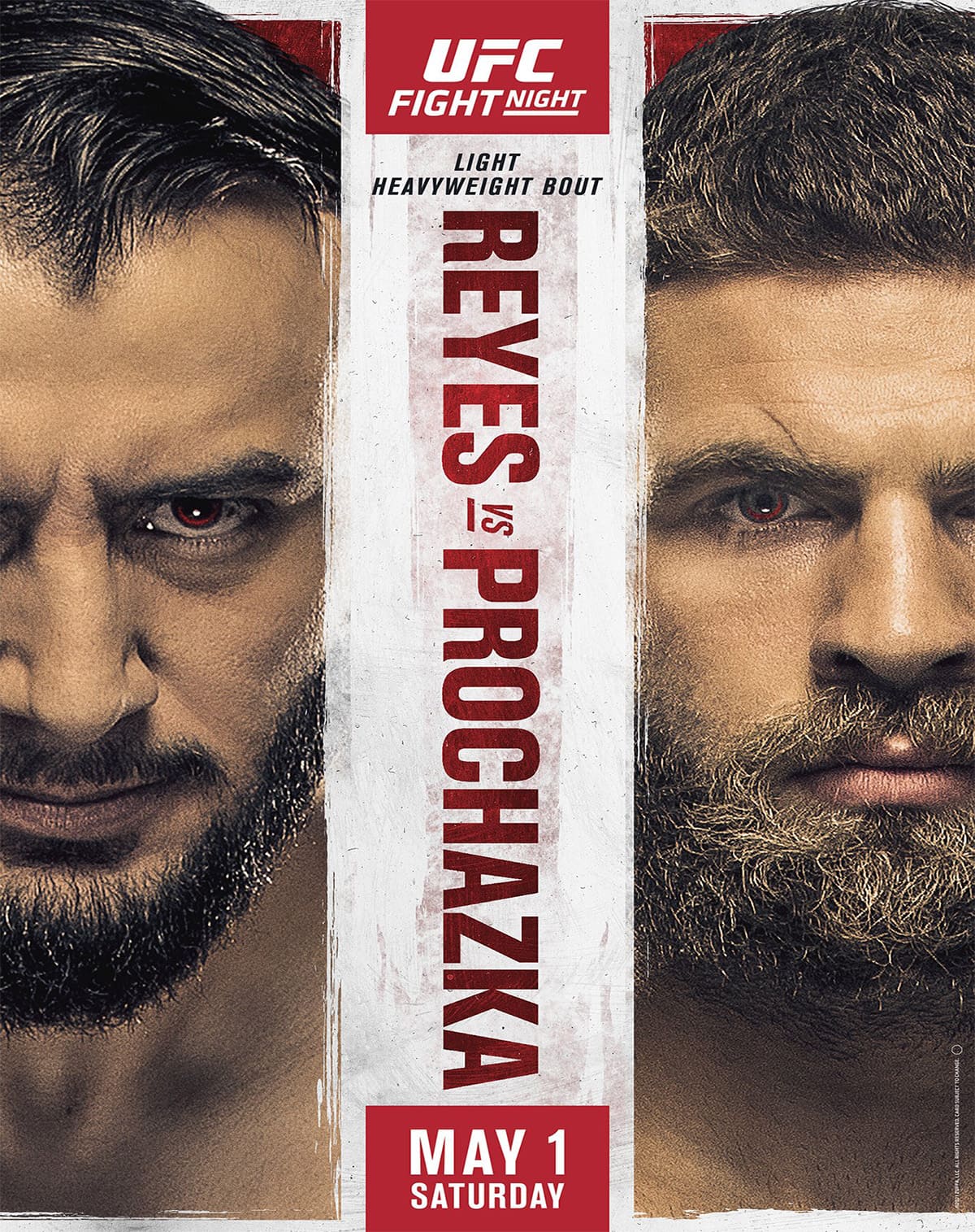 UFC on ESPN 23: Рейес - Прохаска дата проведения, кард, участники и результаты