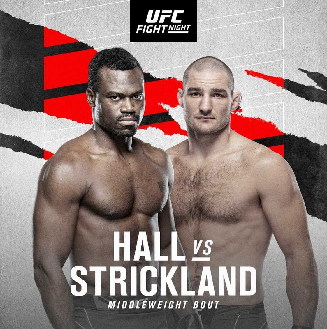 UFC on ESPN 28: Холл - Стриклэнд дата проведения, кард, участники и результаты