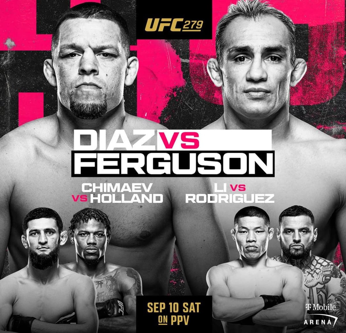 UFC 279: Диас - Фергюсон дата проведения, кард, участники и результаты