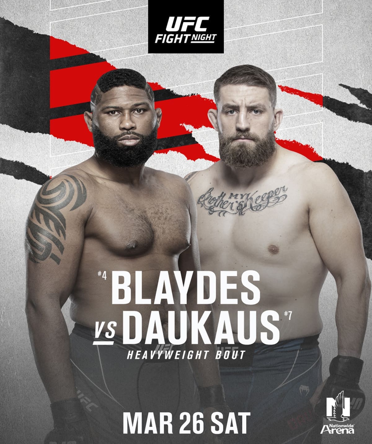 UFC on ESPN 33: Блэйдс - Дакас дата проведения, кард, участники и результаты