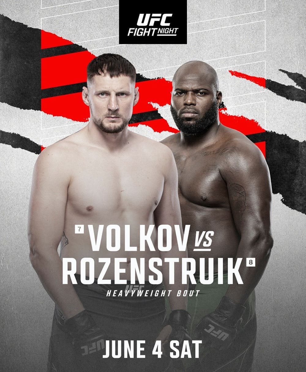 UFC Fight Night 207: Волков - Розенстрайк дата проведения, кард, участники и результаты