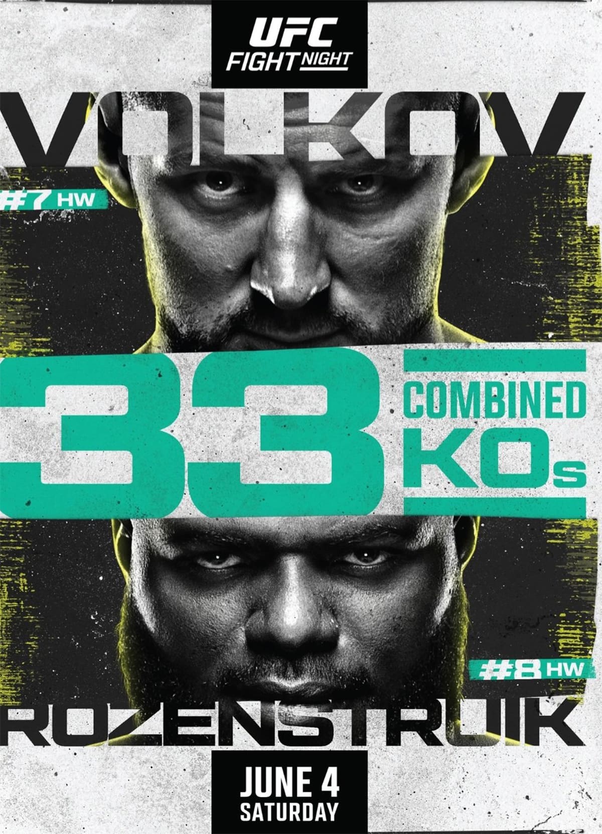 UFC Fight Night 207: Волков - Розенстрайк дата проведения, кард, участники и результаты
