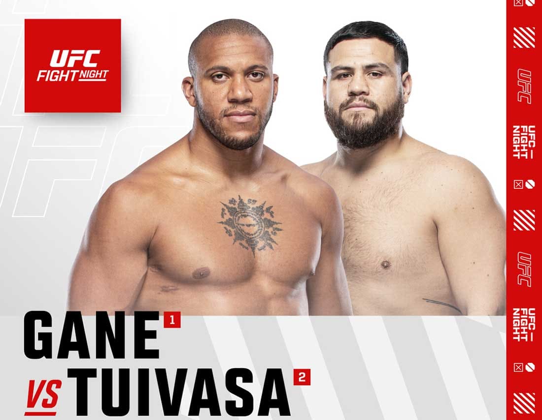 UFC Fight Night 209: Ган - Туиваса дата проведения, кард, участники и результаты