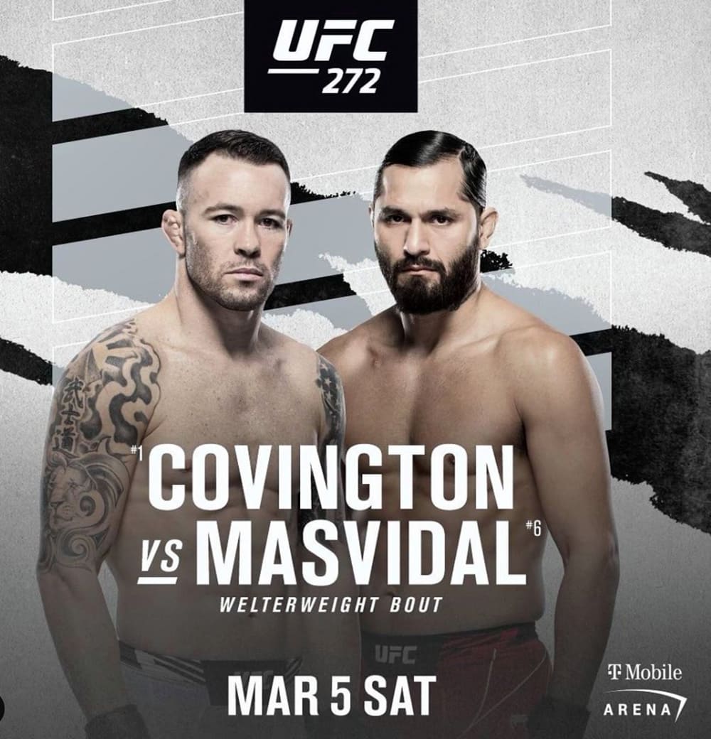 UFC 272: Ковингтон - Масвидал дата проведения, кард, участники и результаты