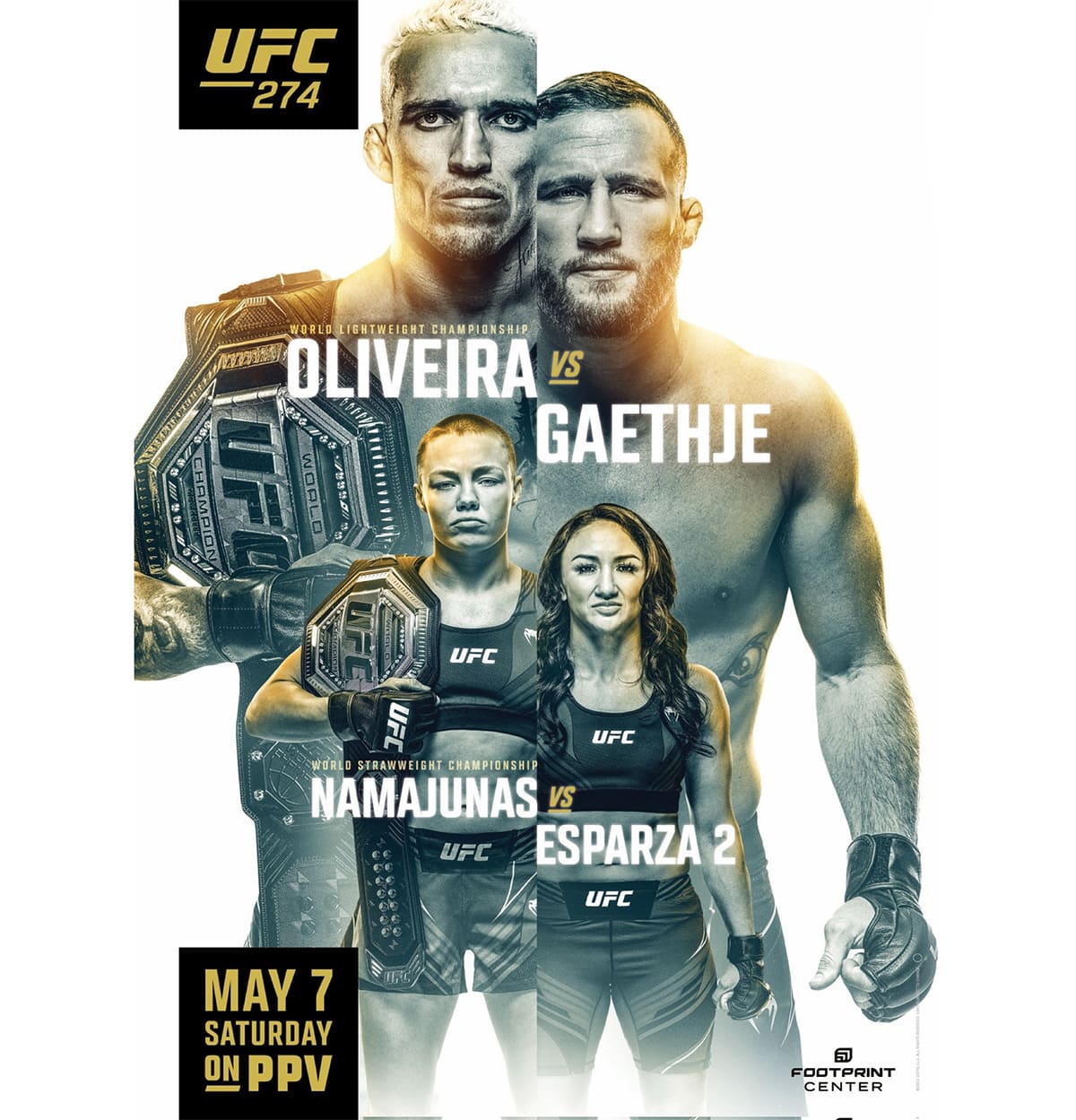 UFC 274: Оливейра - Гэйтжи дата проведения, кард, участники и результаты