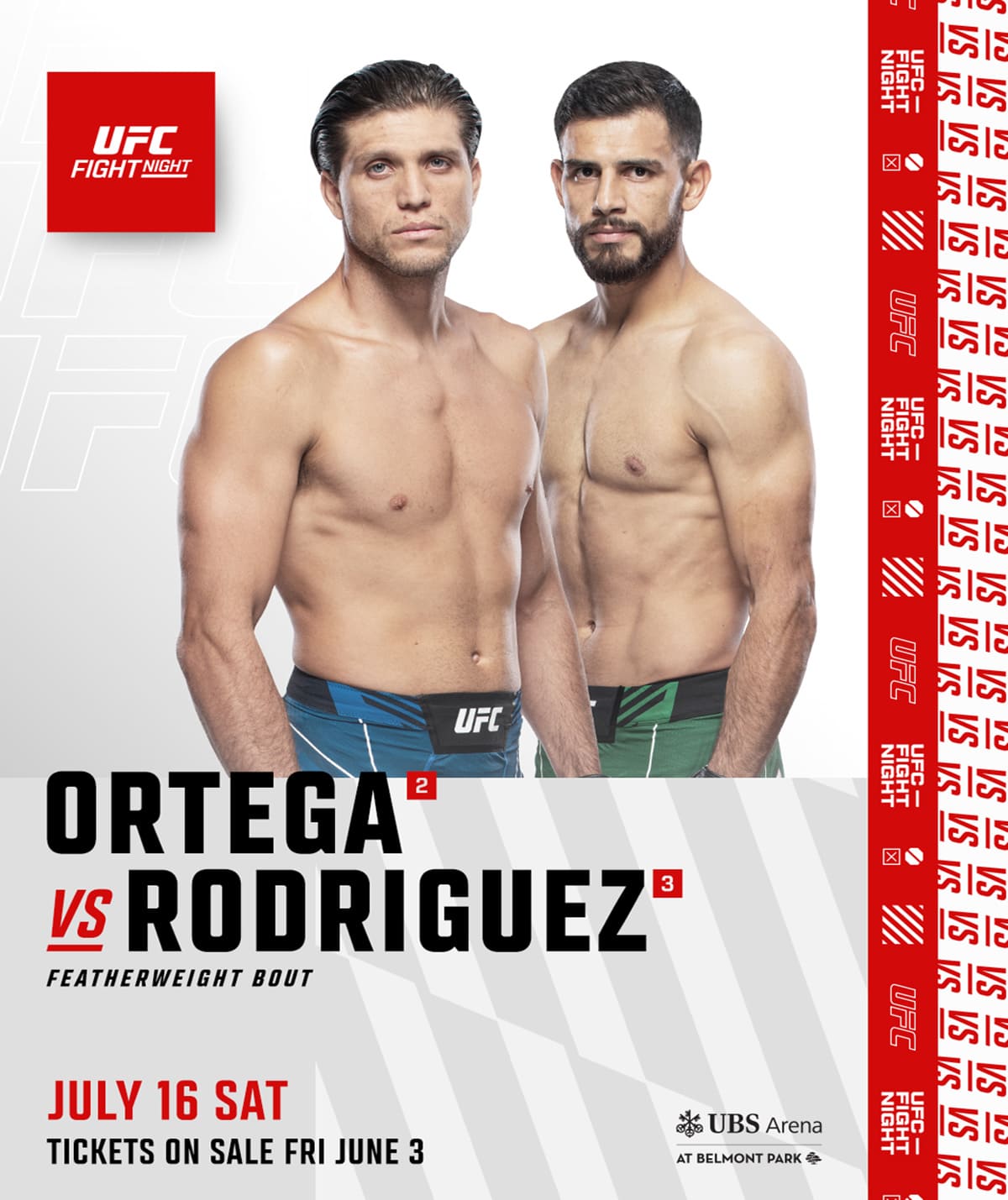 UFC on ABC 3: Ортега - Родригес дата проведения, кард, участники и результаты