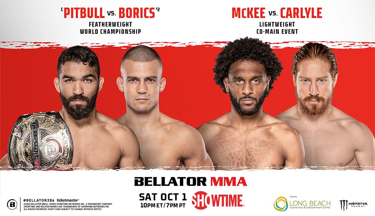 Bellator 286: Питбуль - Борич дата проведения, кард, участники и результаты