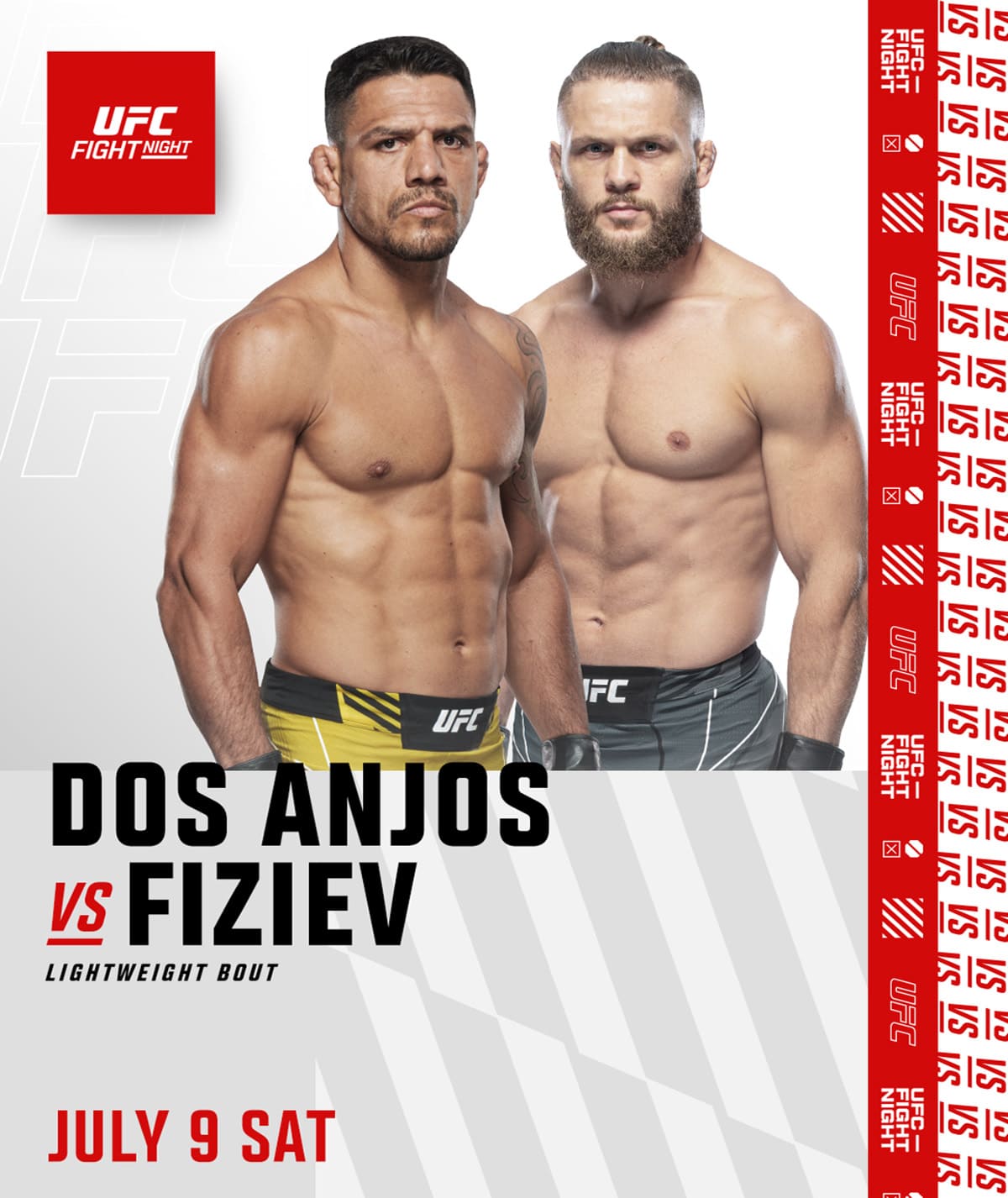 UFC on ESPN 39: Дос Аньос - Физиев дата проведения, кард, участники и результаты