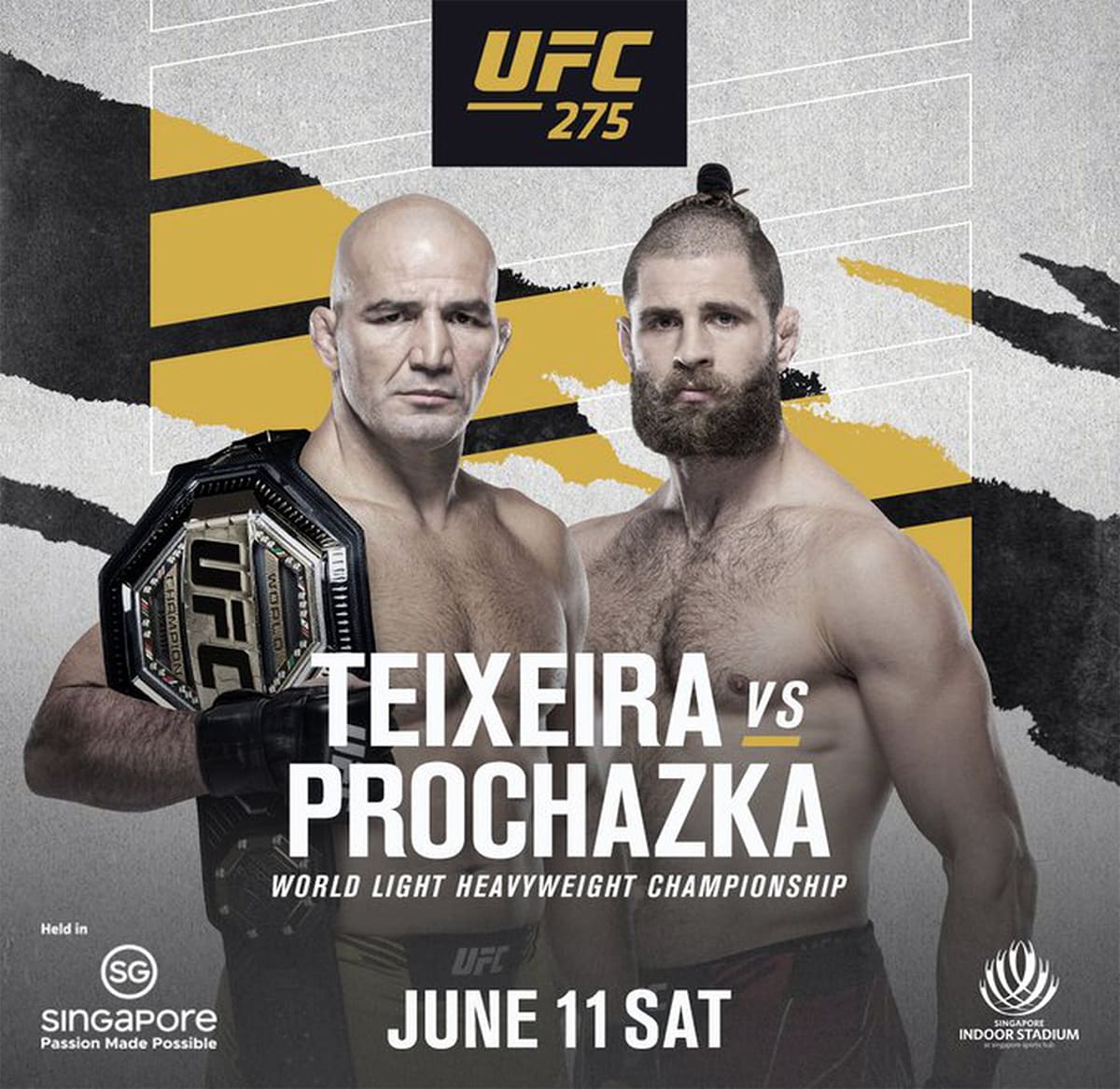 UFC 275: Тейшейра - Прохазка дата проведения, кард, участники и результаты