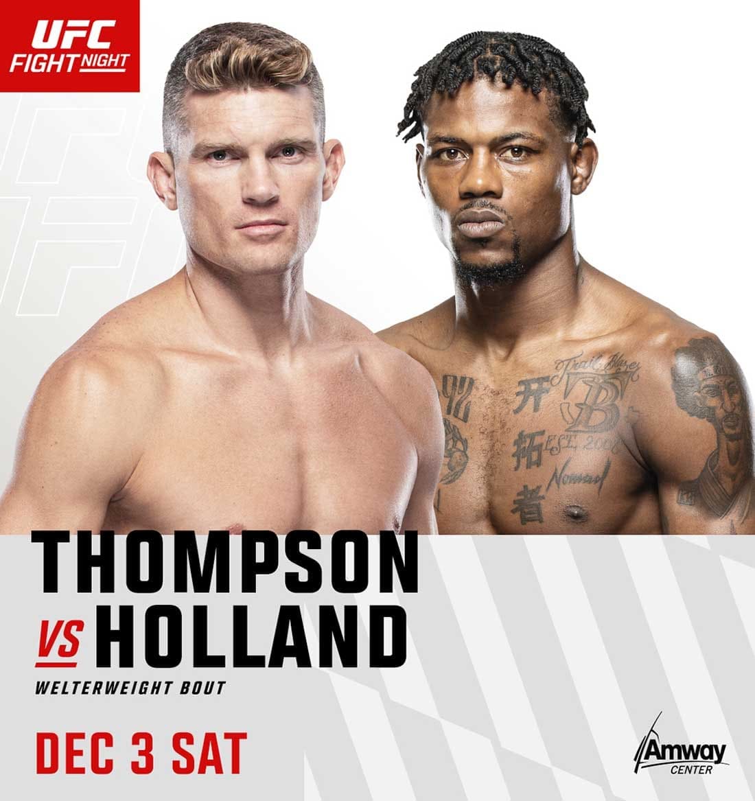 UFC on ESPN 42: Томпсон - Холланд дата проведения, кард, участники и результаты