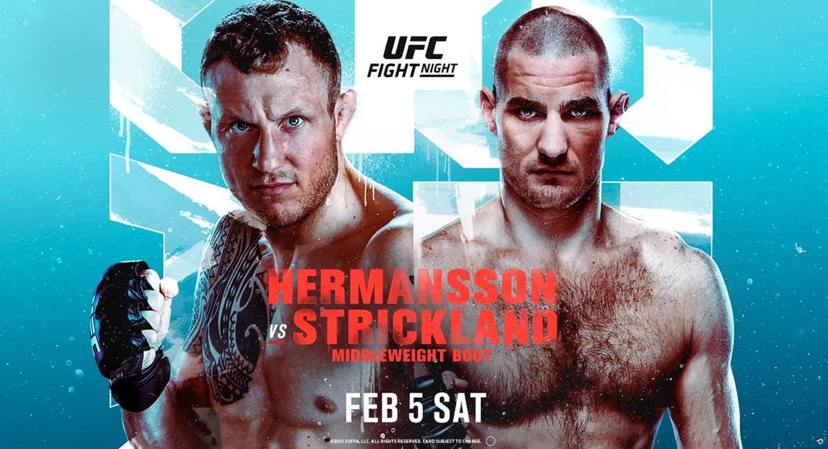UFC Fight Night 200: Херманссон - Стриклэнд дата проведения, кард, участники и результаты