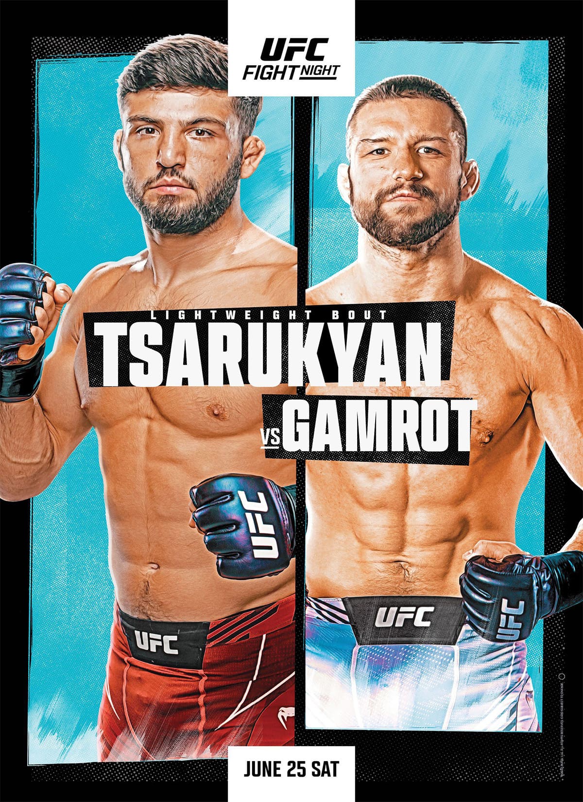 UFC on ESPN 38: Царукян - Гамрот дата проведения, кард, участники и результаты