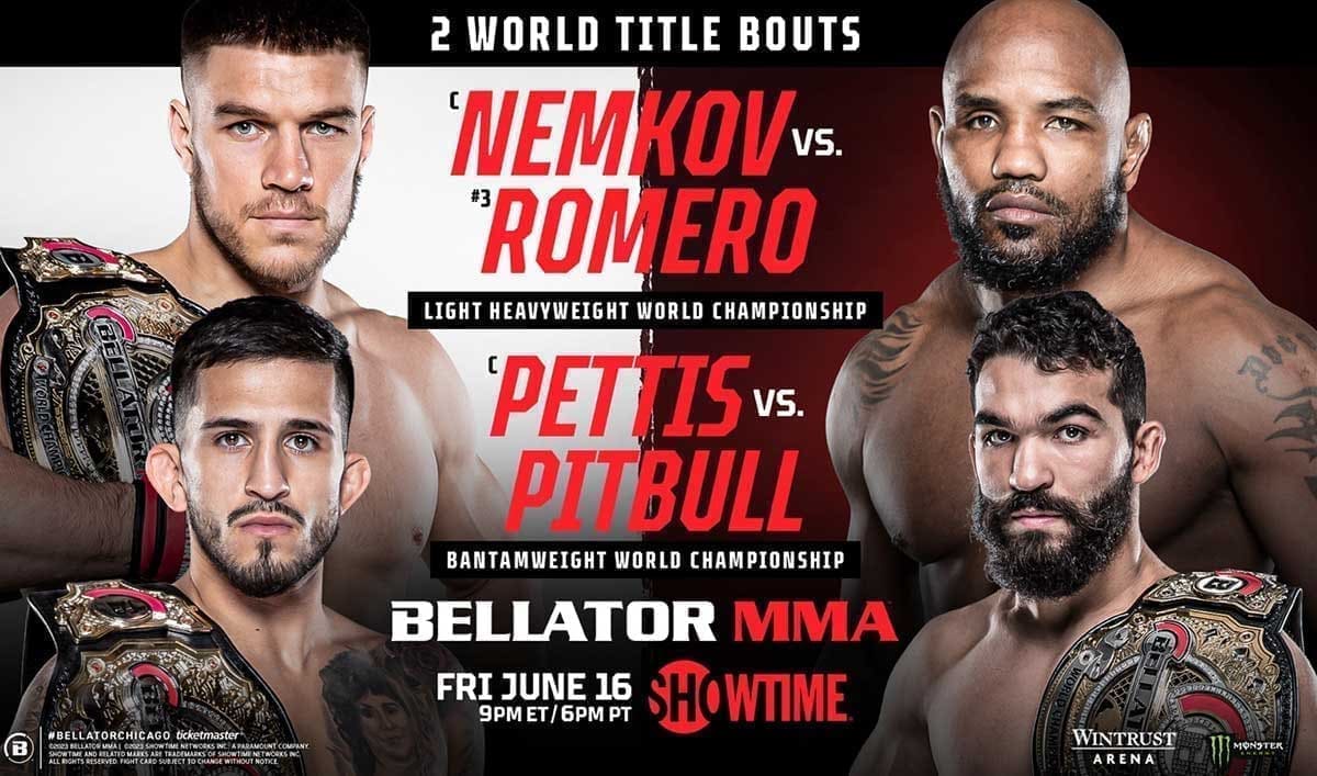 Bellator 297: Немков - Ромеро дата проведения, кард, участники и результаты