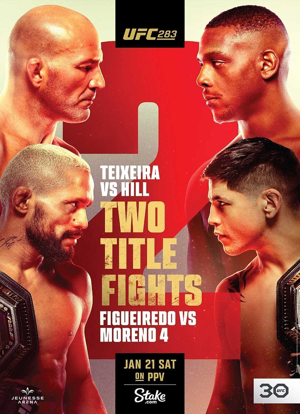 UFC 283: Тейшейра - Хилл дата проведения, кард, участники и результаты