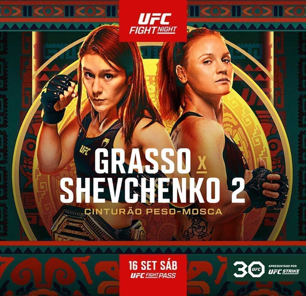 UFC Fight Night 227: Грассо - Шевченко 2 дата проведения, кард, участники и результаты