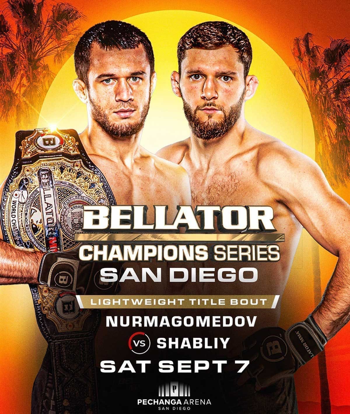 Bellator Champions Series Сан-Диего: Нурмагомедов - Шаблий дата проведения, кард, участники и результаты