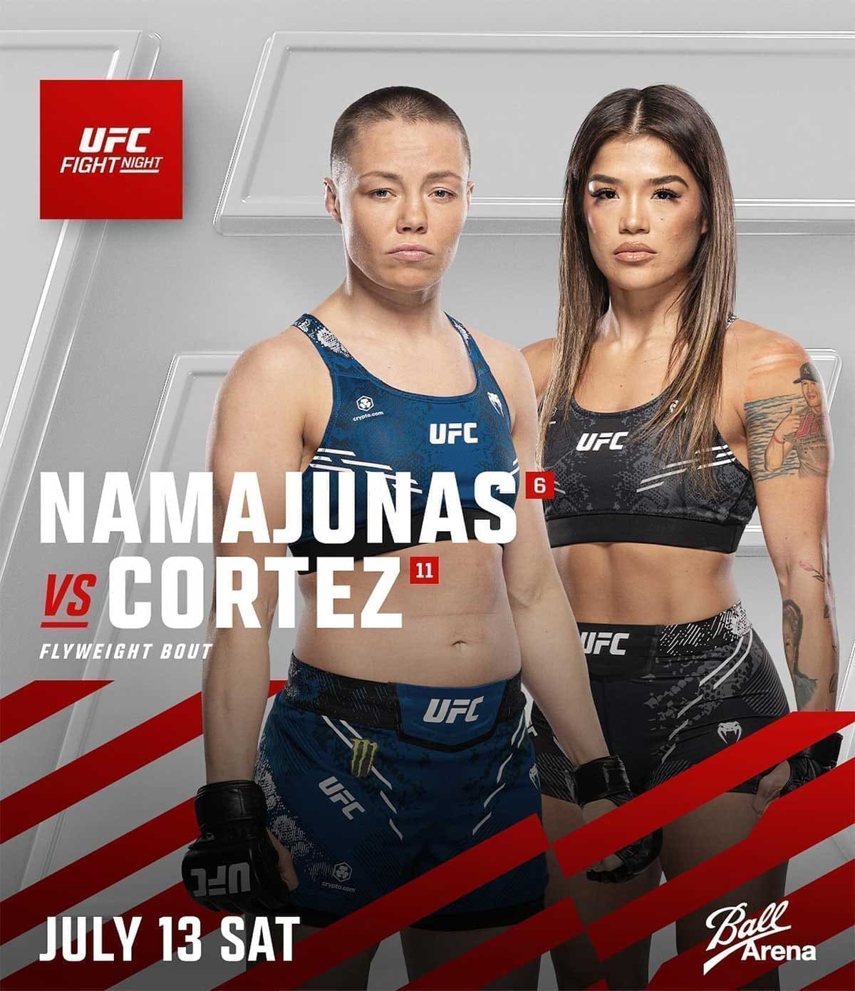 UFC on ESPN 59: Намаюнас - Кортез дата проведения, кард, участники и результаты