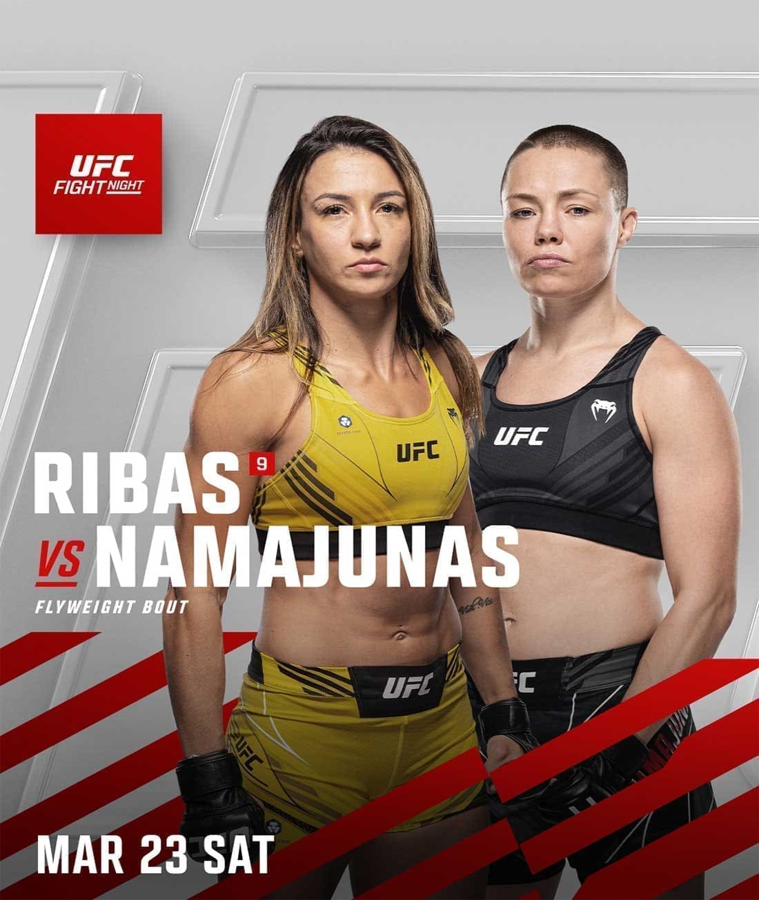UFC on ESPN 53: Рибас - Намаюнас дата проведения, кард, участники и результаты