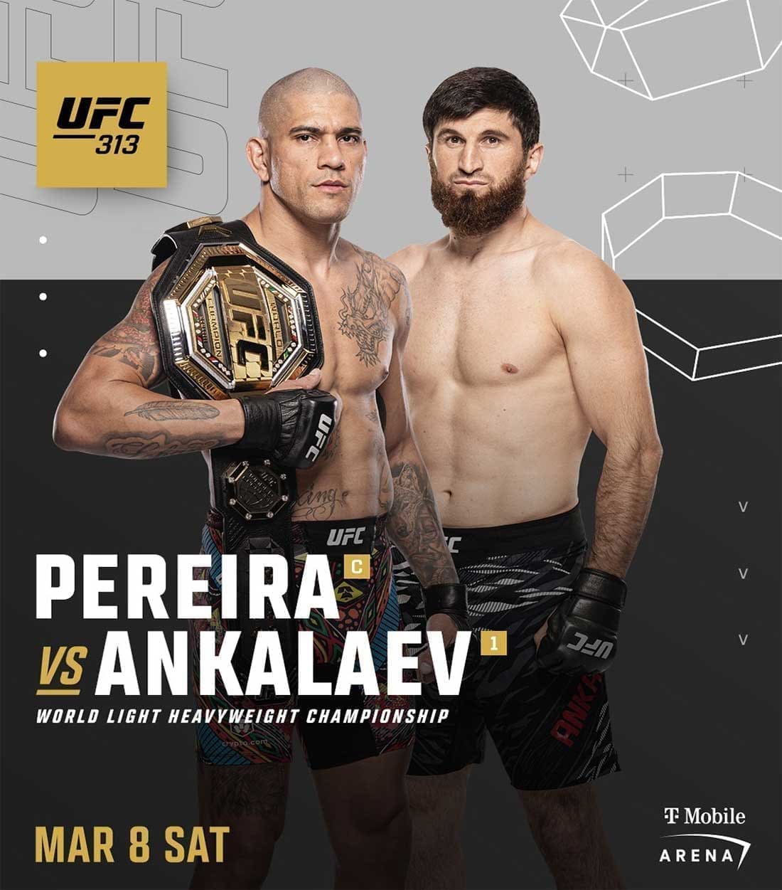 UFC 313: Перейра - Анкалаев дата проведения, кард, участники и результаты