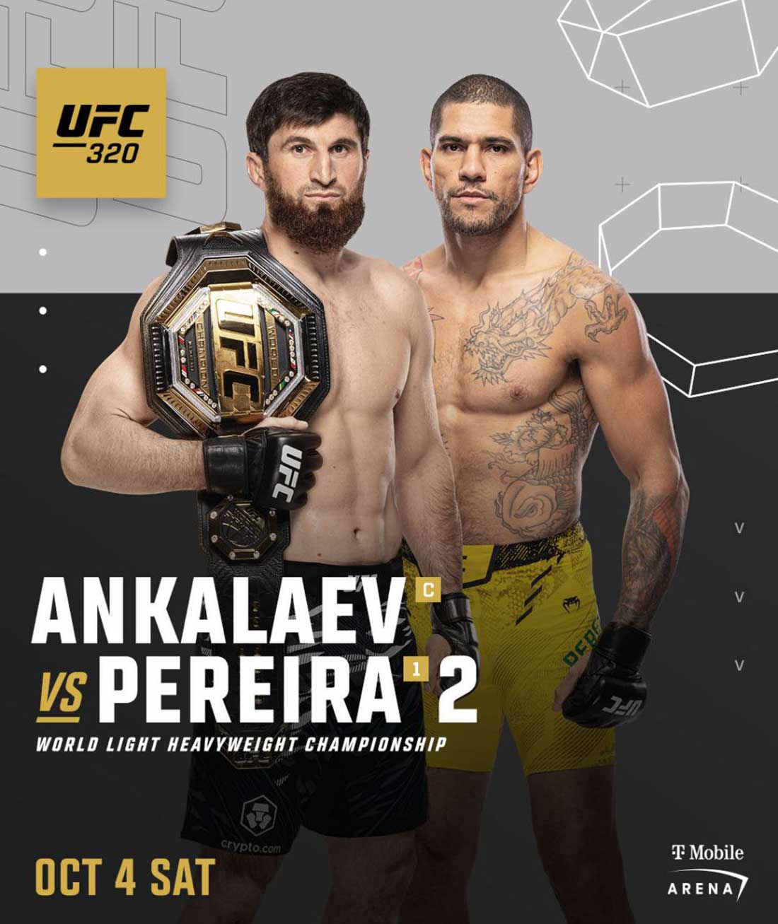 UFC 320: Анкалаев – Перейра 2 дата проведения, кард, участники и результаты