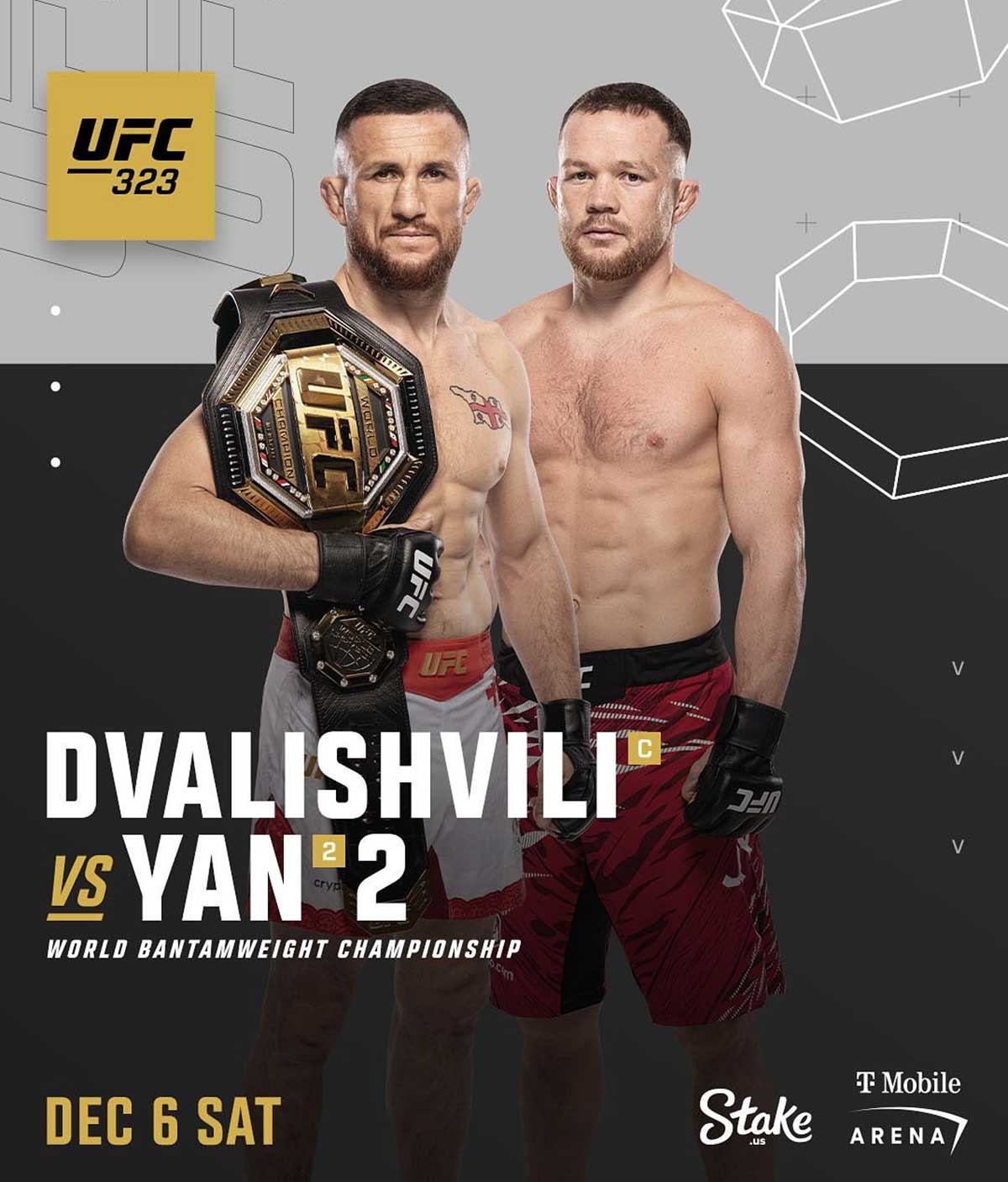 UFC 323: Двалишвили – Ян 2 дата проведения, кард, участники и результаты