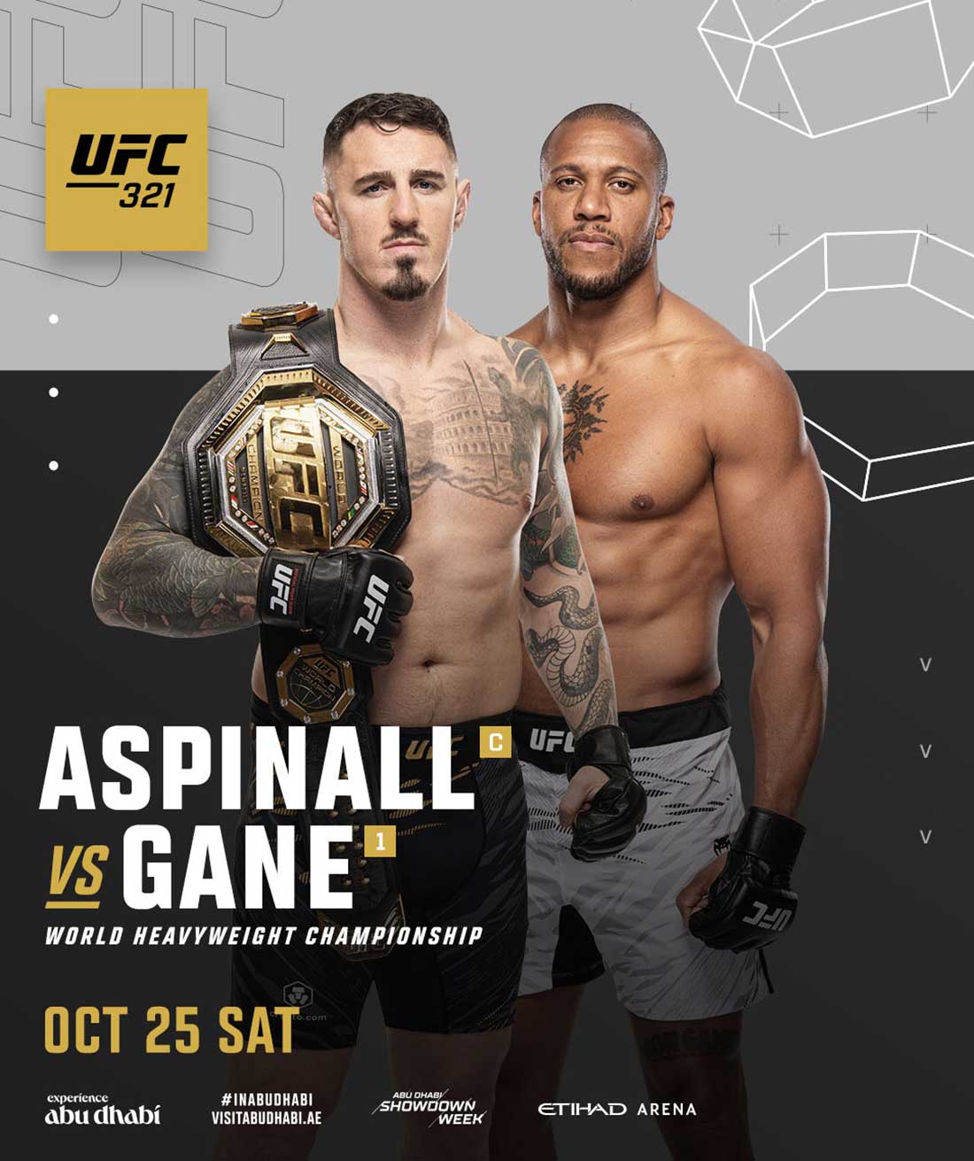 UFC 321: Аспиналл – Ган дата проведения, кард, участники и результаты