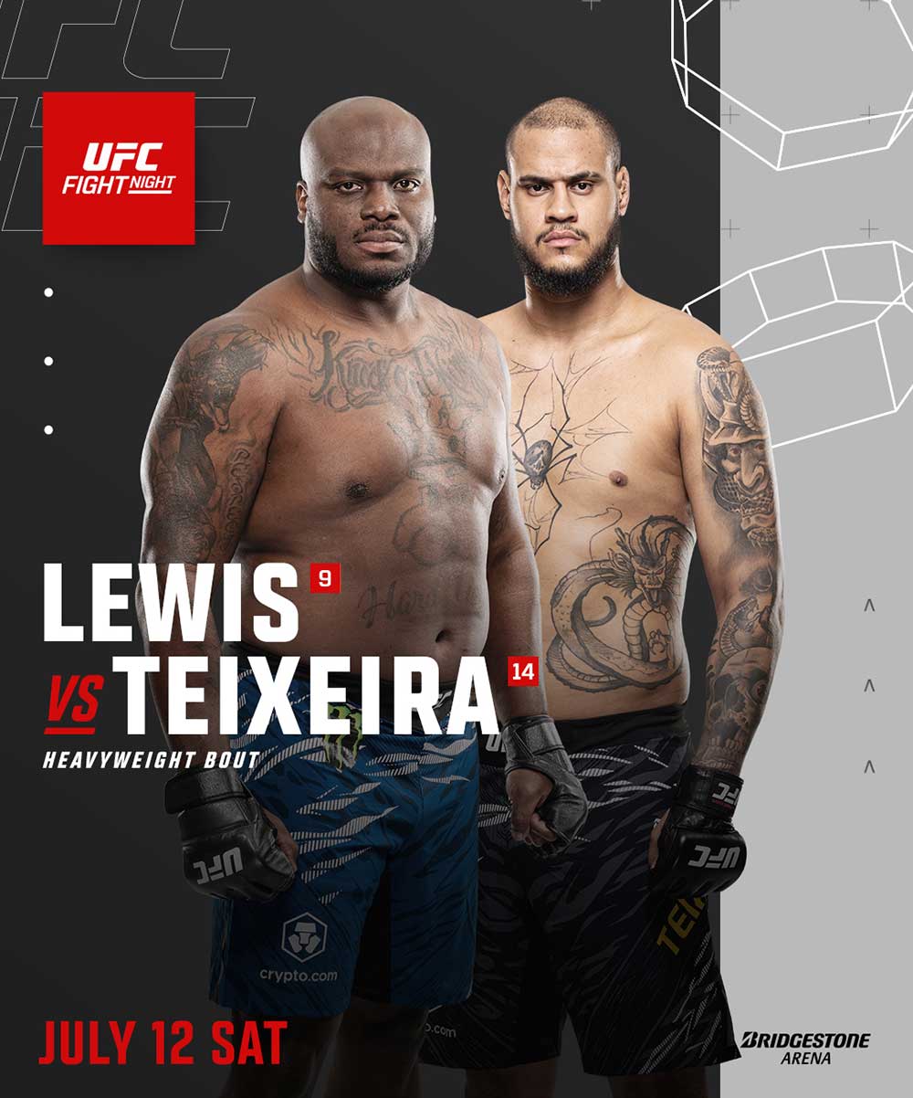 UFC on ESPN 70: Льюис – Тейшейра дата проведения, кард, участники и результаты