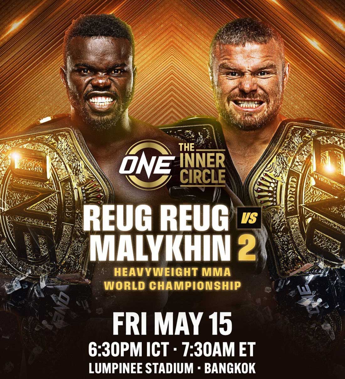 ONE Championship: Кейн – Малыхин 2, дата проведения, кард, участники и результаты