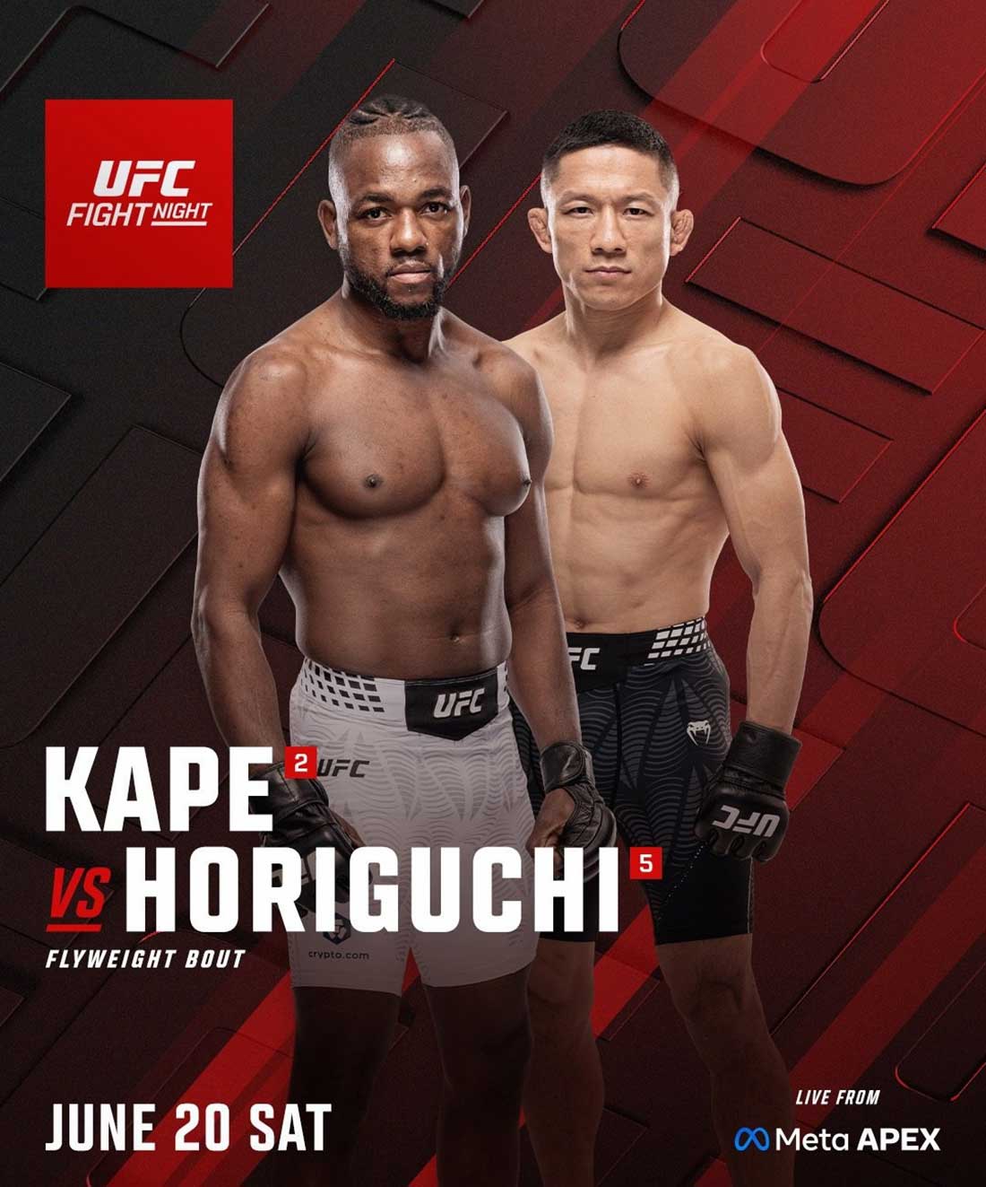 UFC Fight Night 279: Капе – Хоригучи 2, дата проведения, кард, участники и результаты