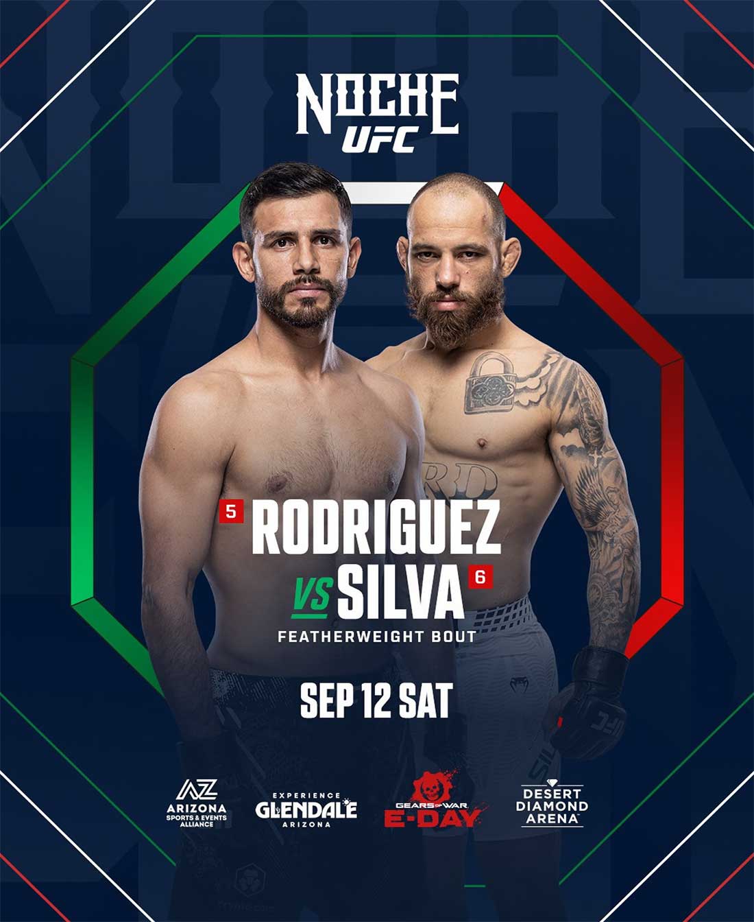 UFC Fight Night 288 – Noche UFC 4: Родригес - Сильва, дата проведения, кард, участники и результаты