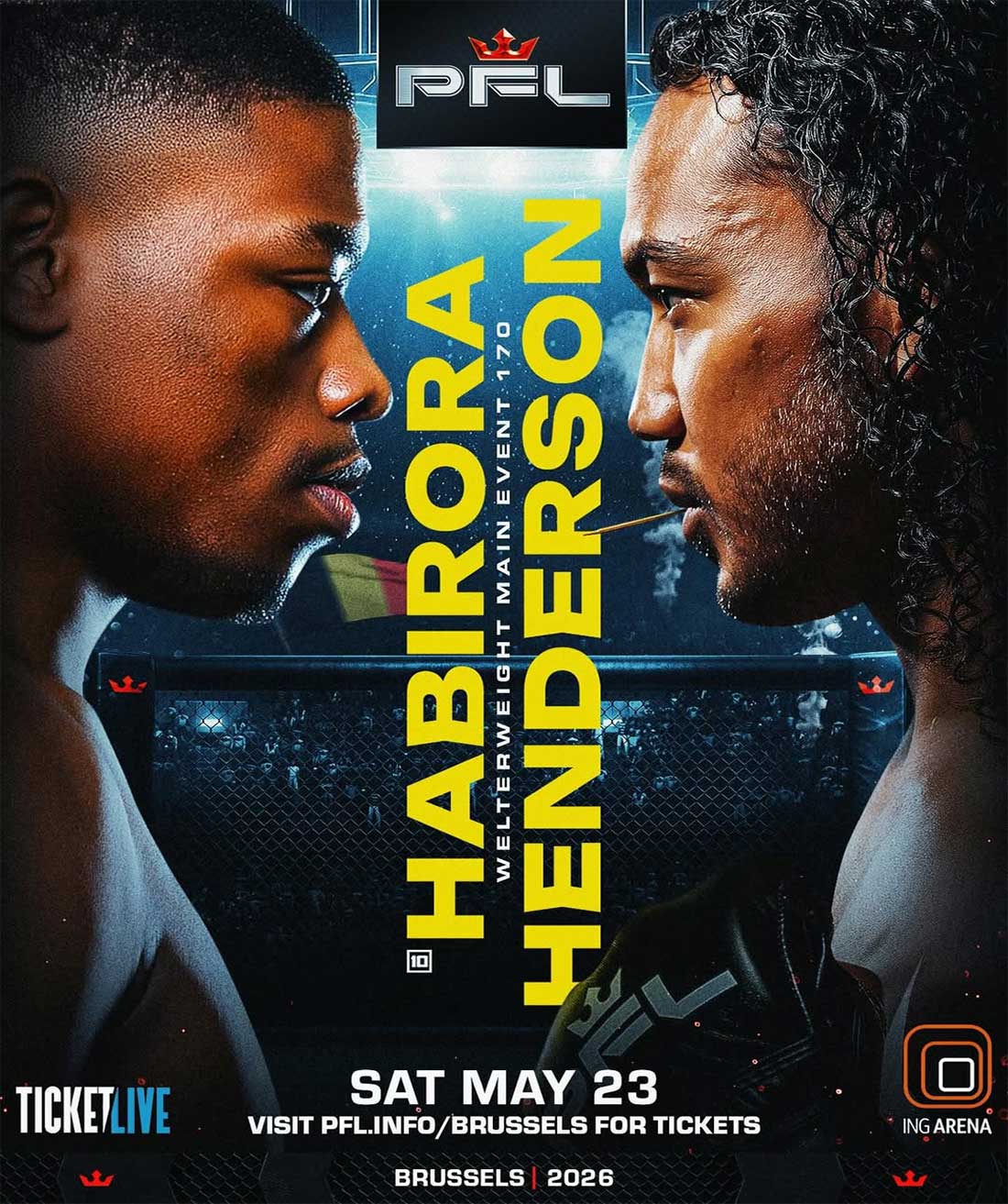 PFL Брюссель: Хабирора – Хендерсон дата проведения, кард, участники и результаты
