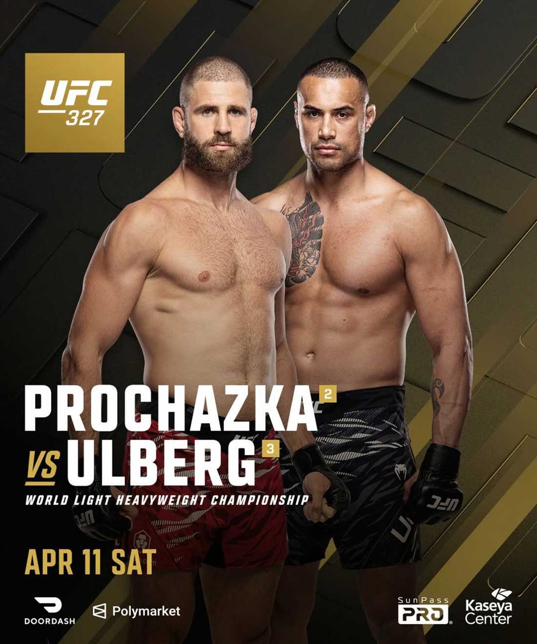 UFC 327: Прохазка – Улберг, дата проведения, кард, участники и результаты