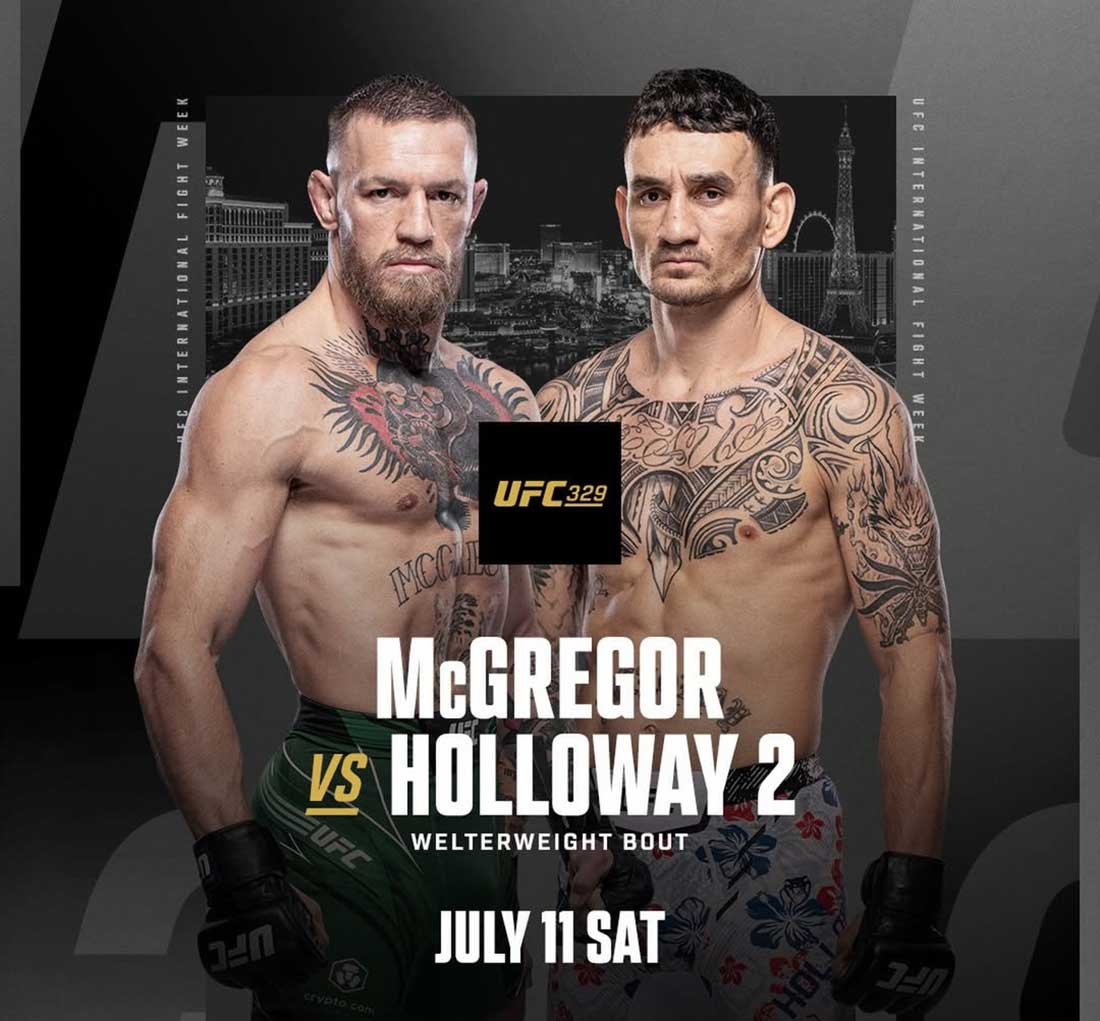 UFC 329: МакГрегор – Холловэй 2, дата проведения, кард, участники и результаты