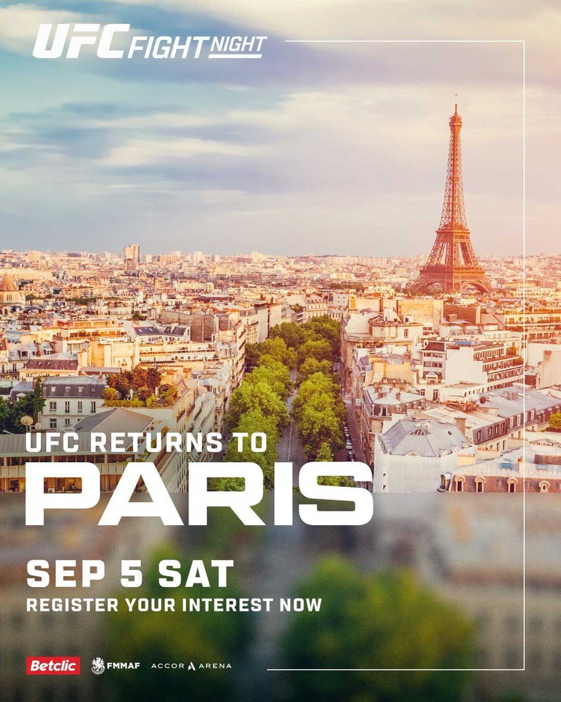 UFC Fight Night 287: Париж, дата проведения, кард, участники и результаты