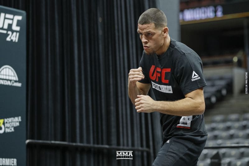 Nate Diaz открытая тренировка