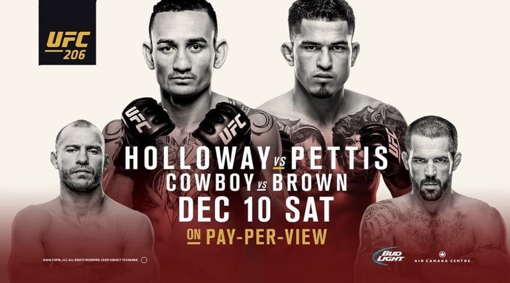 UFC 206: видео и результаты