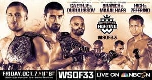 WSOF 33: видео и результаты