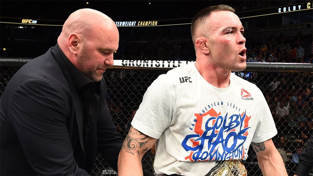 Дана Уайт обвинил Колби Ковингтона в срыве поединка с Камару Усманом