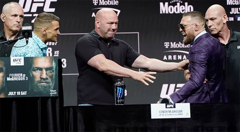 UFC 264: пресс-конференция Дастина Порье и Конора МакГрегора